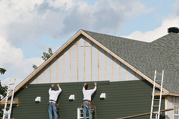 Professional Storm Damage Siding Repair technician working in Oakland, NJ